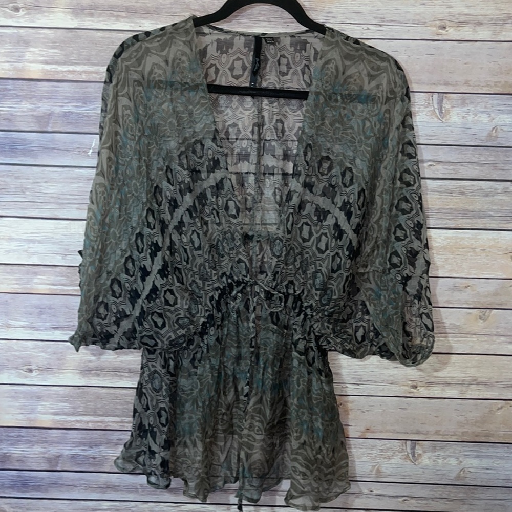 ⭐️ Nordstrom Bellatrix silk kimono XS/S